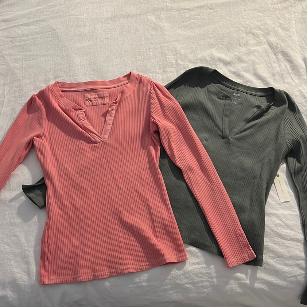 2 cute tops from Anthropologie